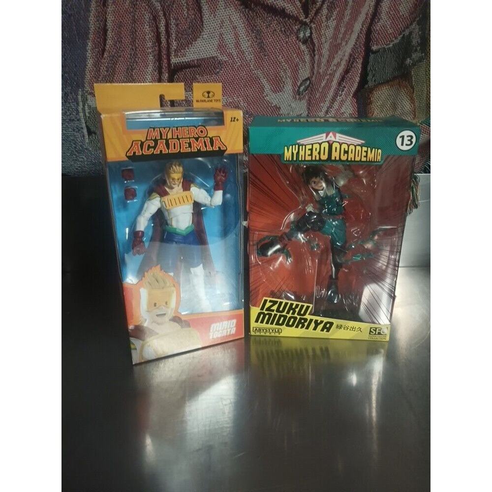 lot of 2 my hero academia figure. Delu And Mirio Togata